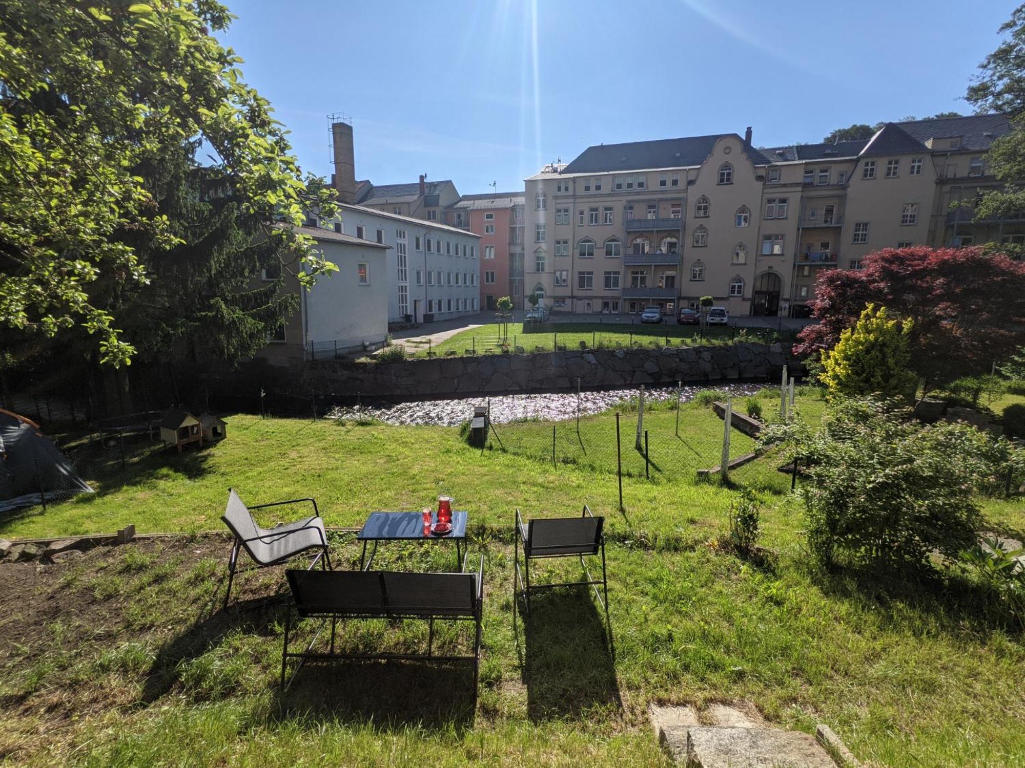 Ferienwohnung Idyllische Erholung - Sauna, Garten, Pool&Fluss - Zi1 Sebnitz Exterior foto